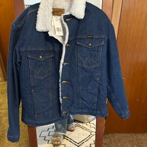 Wrangler Denim Sherpa Jacket